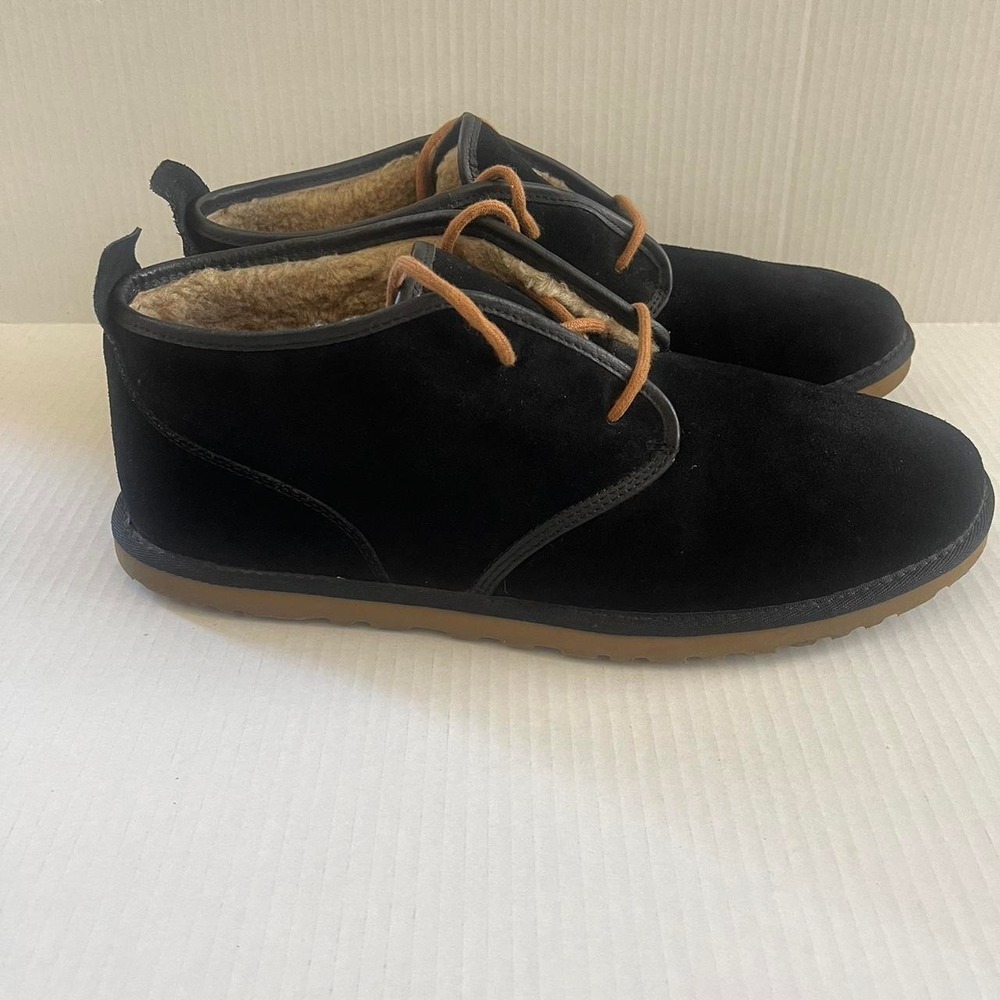 Ugg Maksim Men's Chukka Boots Black Suede Ankle Boots US 13